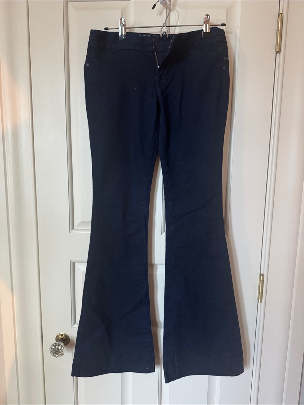 NWOT Express Dark Navy Flared Pants